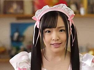 Jav maid gives blowjob 😘