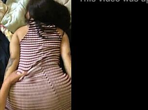 Young amateur with big ass in anal scene.