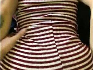 Young amateur with big ass in anal scene.