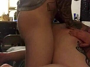 Chubby BBW Takes Monster Cock In Her Ass!