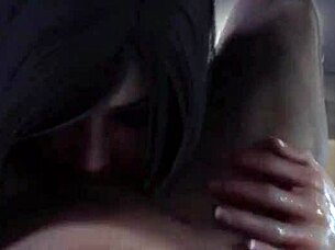 the desire for sex drove her crazy, leading to assfucking and creampie 😈