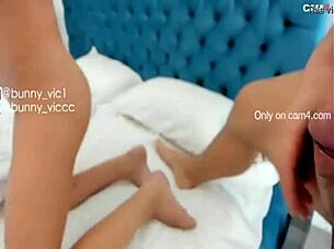 bunny the latina babe performs on webcam in cute outfit