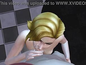 In The Sims, He Fucks His Friend in 3D Hentai