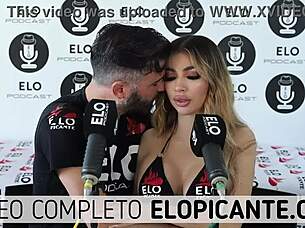 Veve Valencia takes off her underwear in the spicy room