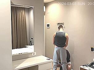 Spy Camera Catches Girlfriend Fucking Baywatch Guy