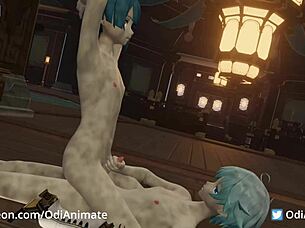 Xingqiu and Chongyun share an intimate moment