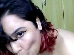 suck and play with his dick in deepthroat session