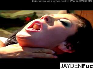 Jayden and Natasha team up on my dick, suckin' and fuckin' it good