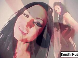 I Tease Kendall Karson's Skinny Body And Tits