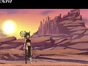 Hentai game featuring Estella in scene 001