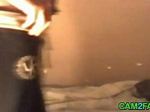 Shemale In Lingerie Shows Ass In Amateur Video