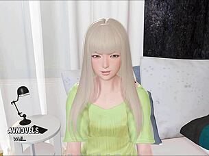 ripples 44 3d anime game with ripped outfits