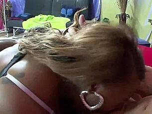 Have you seen these insatiable twins sucking an Italian cock?