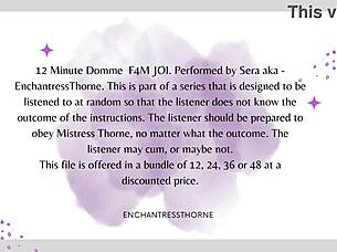 domme joi for f4m 7of12
