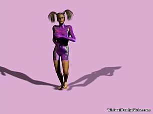 Anime Girl Blowjob With Big Cock In Throat