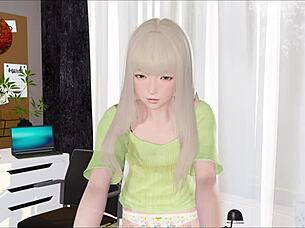 ripples 44 3d anime game with ripped outfits