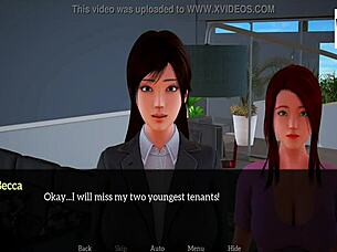 In My New Family 172, the stepmom exclaims, 'Fuck me harder!' during erotic scenes