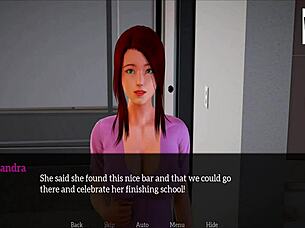 In My New Family 172, the stepmom exclaims, 'Fuck me harder!' during erotic scenes