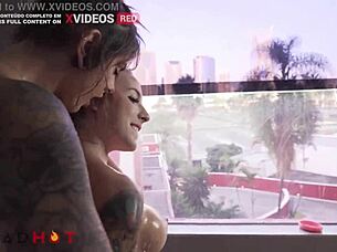 Me and my girlfriends having fun in the shower with Dread Hot, Ju Ink, Rave Girl, and Sophie