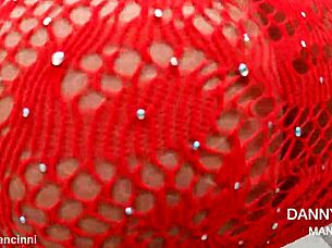 Twerking in a little dress without panties