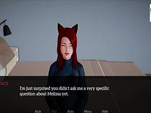 In My New Family 172, the stepmom exclaims, 'Fuck me harder!' during erotic scenes