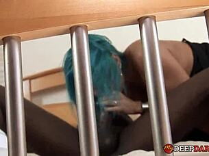 Big Tit Milf Whore Raven Black Gets Creampied by Massive Black Cock in Stockings