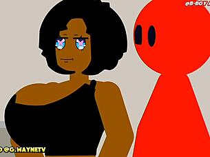 I hit part 2 accidental threesome with big ass anime