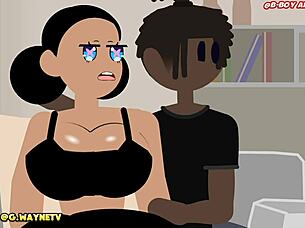 I hit part 2 accidental threesome with big ass anime