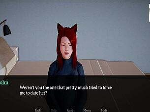 In My New Family 172, the stepmom exclaims, 'Fuck me harder!' during erotic scenes