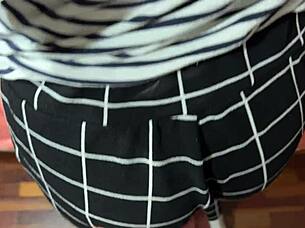 he rubbed his stepsister's pussy, giving a great handjob and cumshot