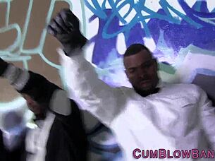 Blacked Bitch Subtly Tugs Monster Cocks