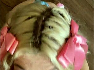 Emma Rosie gives a hot blowjob during a casual hookup