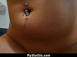 Stepsister Bounces Huge Ass On Me In Hardcore Doggy.