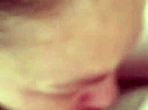 she's trying to swallow too much cum, it's a bit much