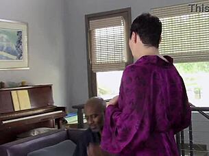 Fix that appliance with a big black cock tease!