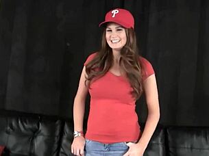 Stripper Allison Moore Performs Striptease In Lingerie Before Getting Dicked