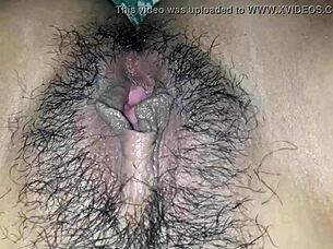 Cum on my pussy lips, big cock in ass?