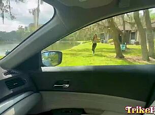 kalani luana plays a sexy asian waitress in trikepatrol video