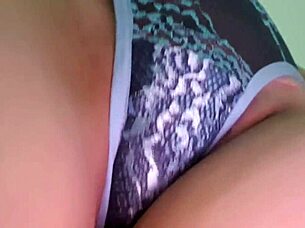 Latina rubbed all over during masturbation. Big cock.