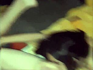 girl gives blowjob when alone and needing money