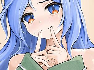 Minah blackmails you with socks and jerk off instructions in hentai