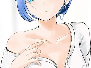 Minah blackmails you with socks and jerk off instructions in hentai