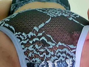 Latina rubbed all over during masturbation. Big cock.