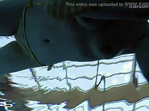 Lada Poleshuk Performs Underwater Show with Big Tits and Short Hair