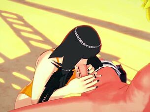 naruto and hinata in a steamy hentai sex scene