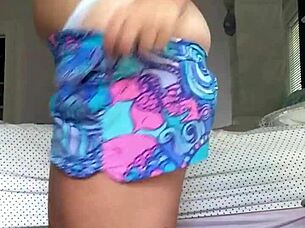 Really Cute Amateur Blonde Teen 18+ Masturbates With Butt Plug And Dildo In Her Holes The Panty Bank Used Panties