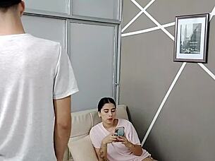 Stepfather finds me with dildo