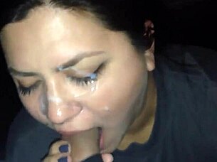 Does This Brunette Teen 18+ Deepthroat Monster Cock Before Facial?