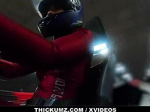 Thickumz: Brooklyn Gray, Big Ass Teen 18+, Rides Big Cock In Cowgirl Position