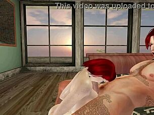fox harker masturbates in ginger heat second life